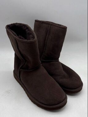 UGG Chocolate Brown Classic Short Shearling Boots